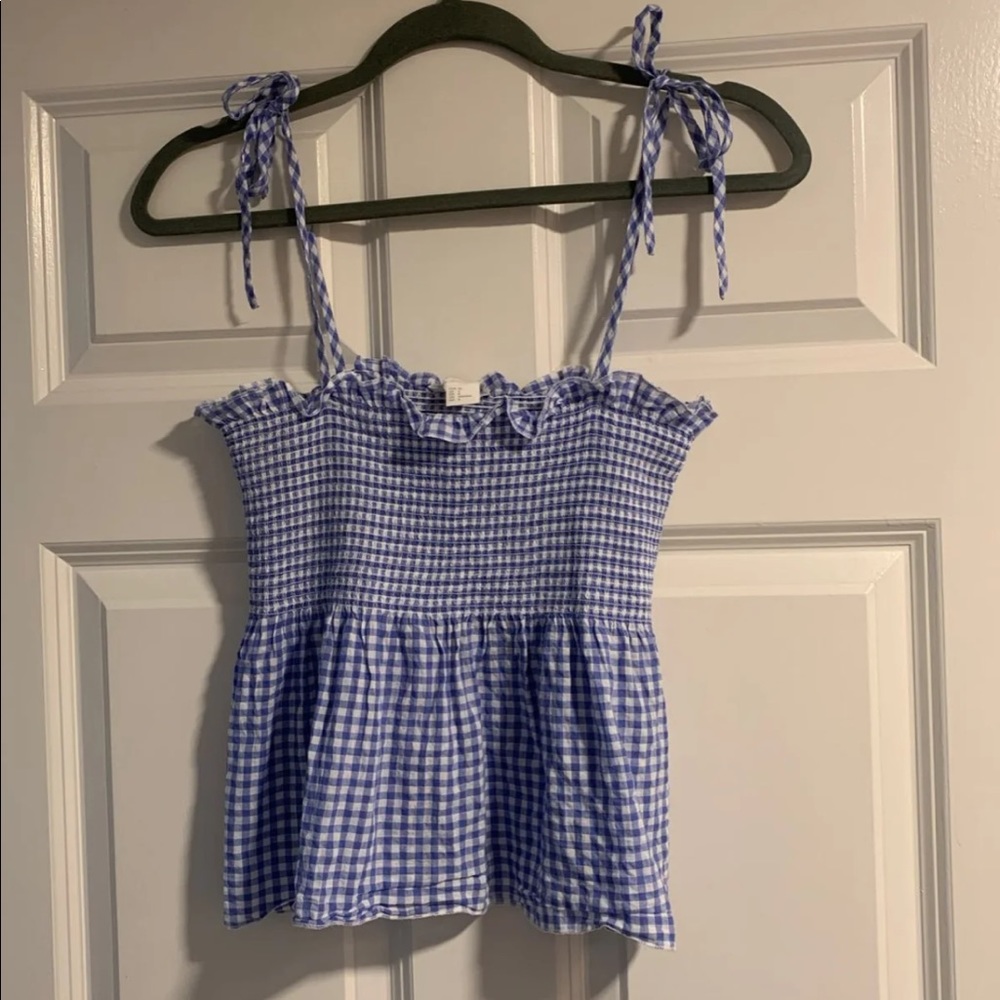 Gingham Tank Top